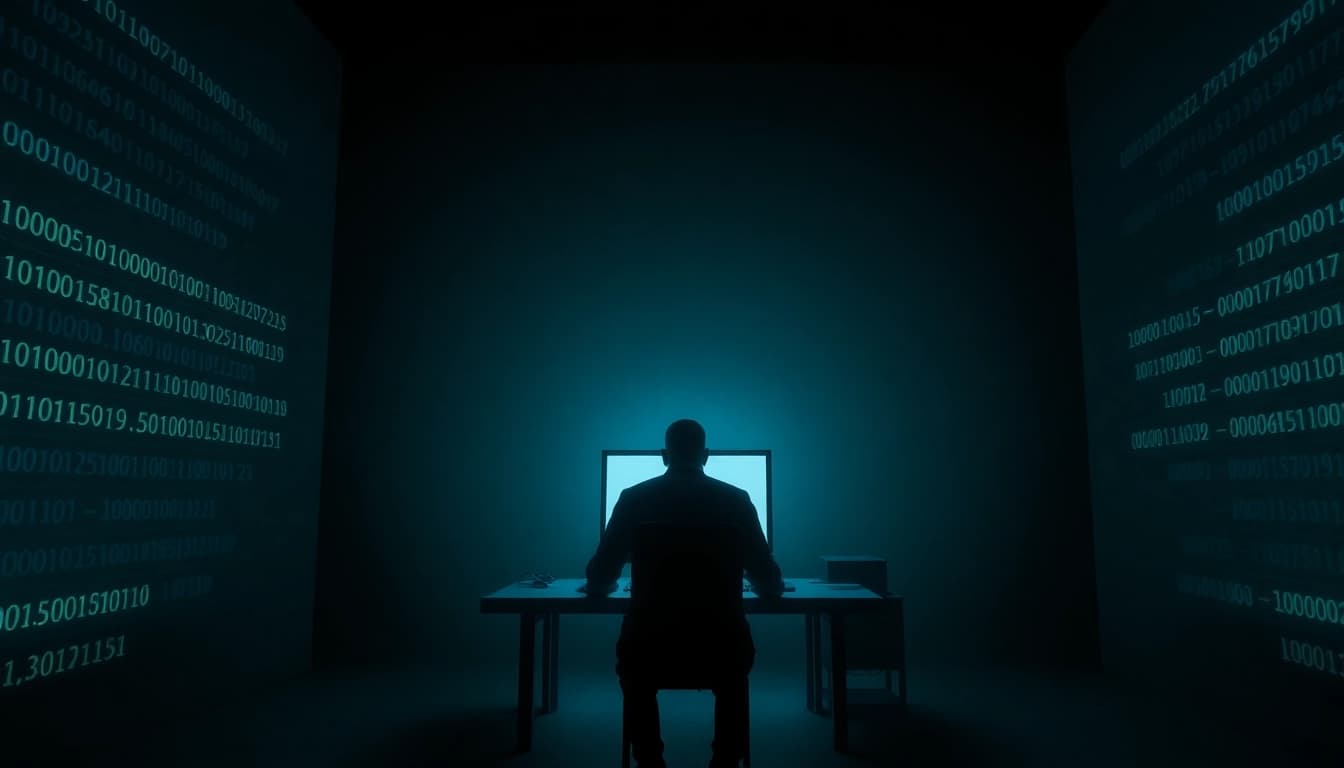 The Hidden Wiki 1 represents a gateway to .onion services, shown in a dark web-themed illustration with a computer screen glow.
