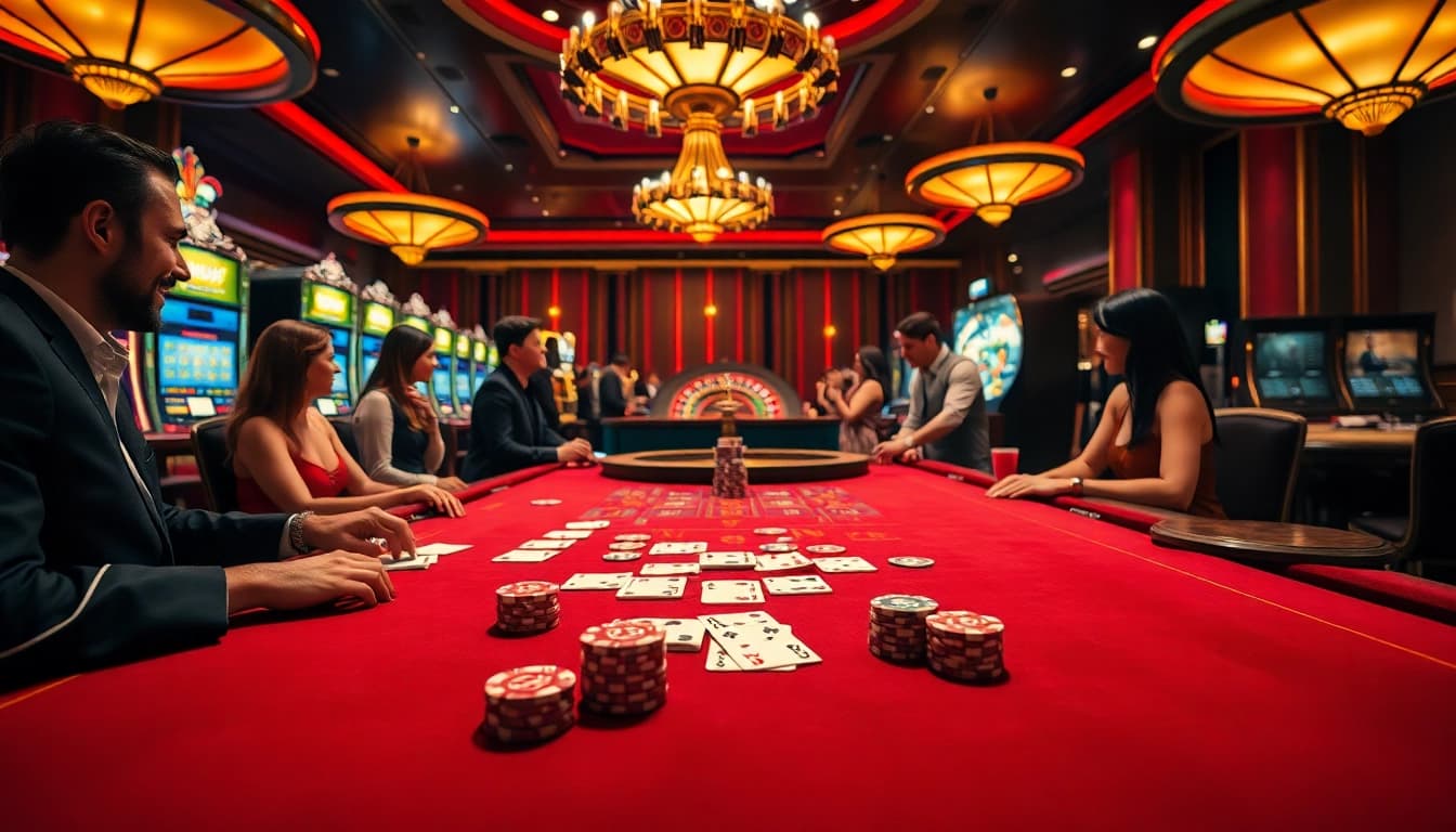 Experience thrilling games at 8qbet casino with vibrant tables and exciting gameplay.