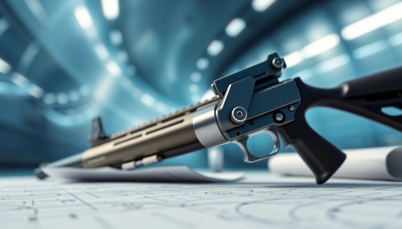 Showcasing Wot trigger's intricate design and features, set in a dynamic, high-performance environment.