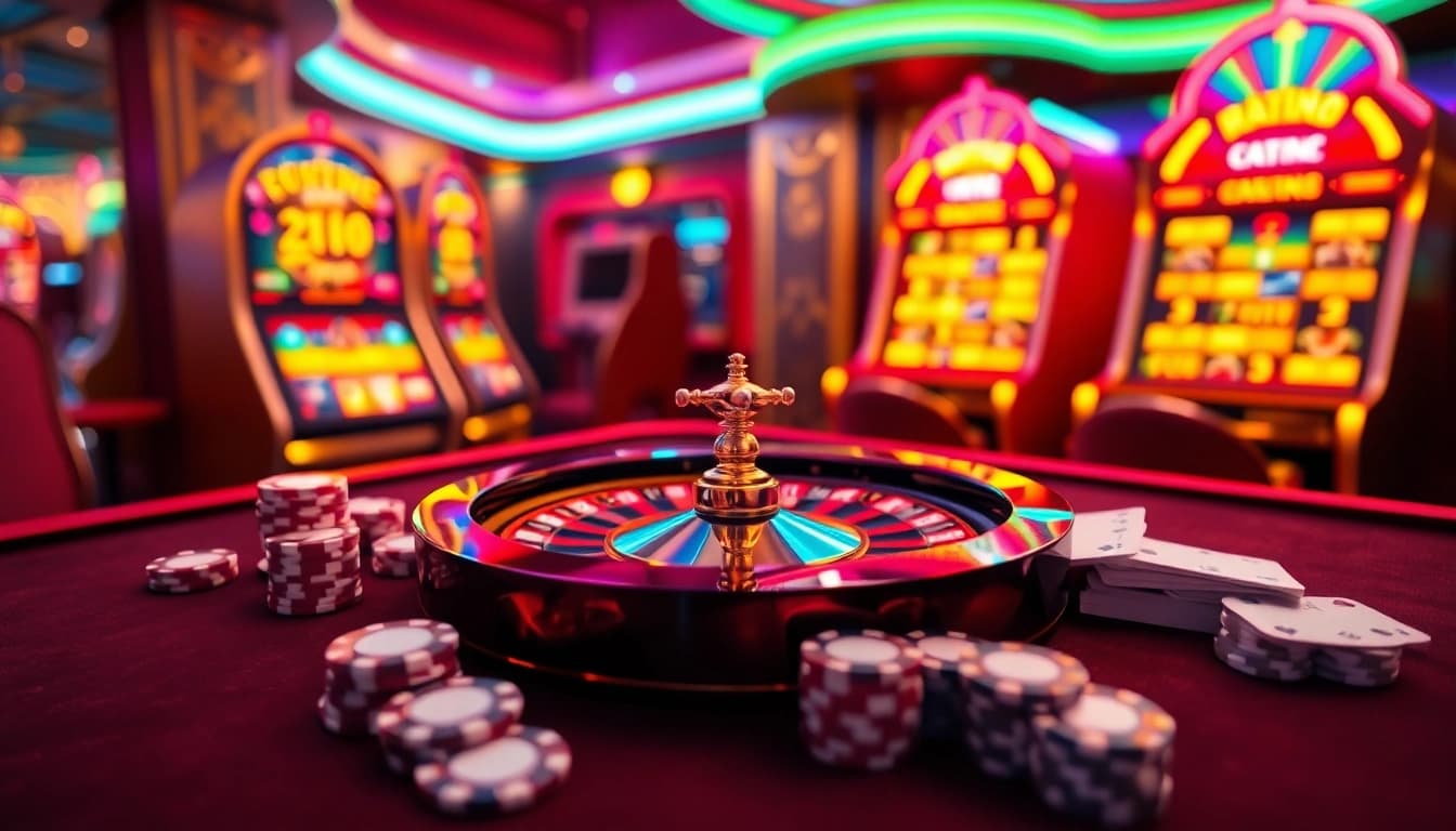 Engage with https://gg88.gold/ to experience exciting online casino gameplay with vibrant roulette and slot machines.