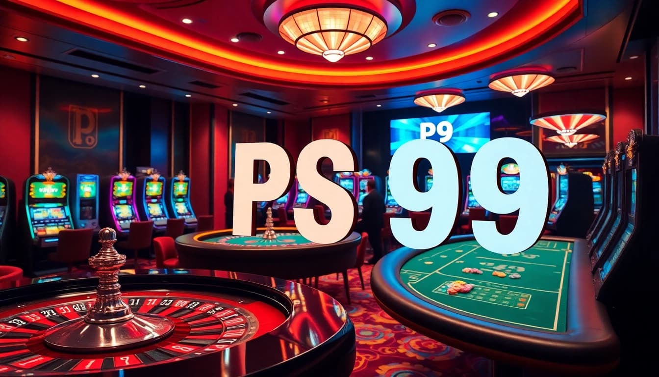 Experience the thrill of PS 99 in a luxurious casino environment with engaging players and modern gaming.