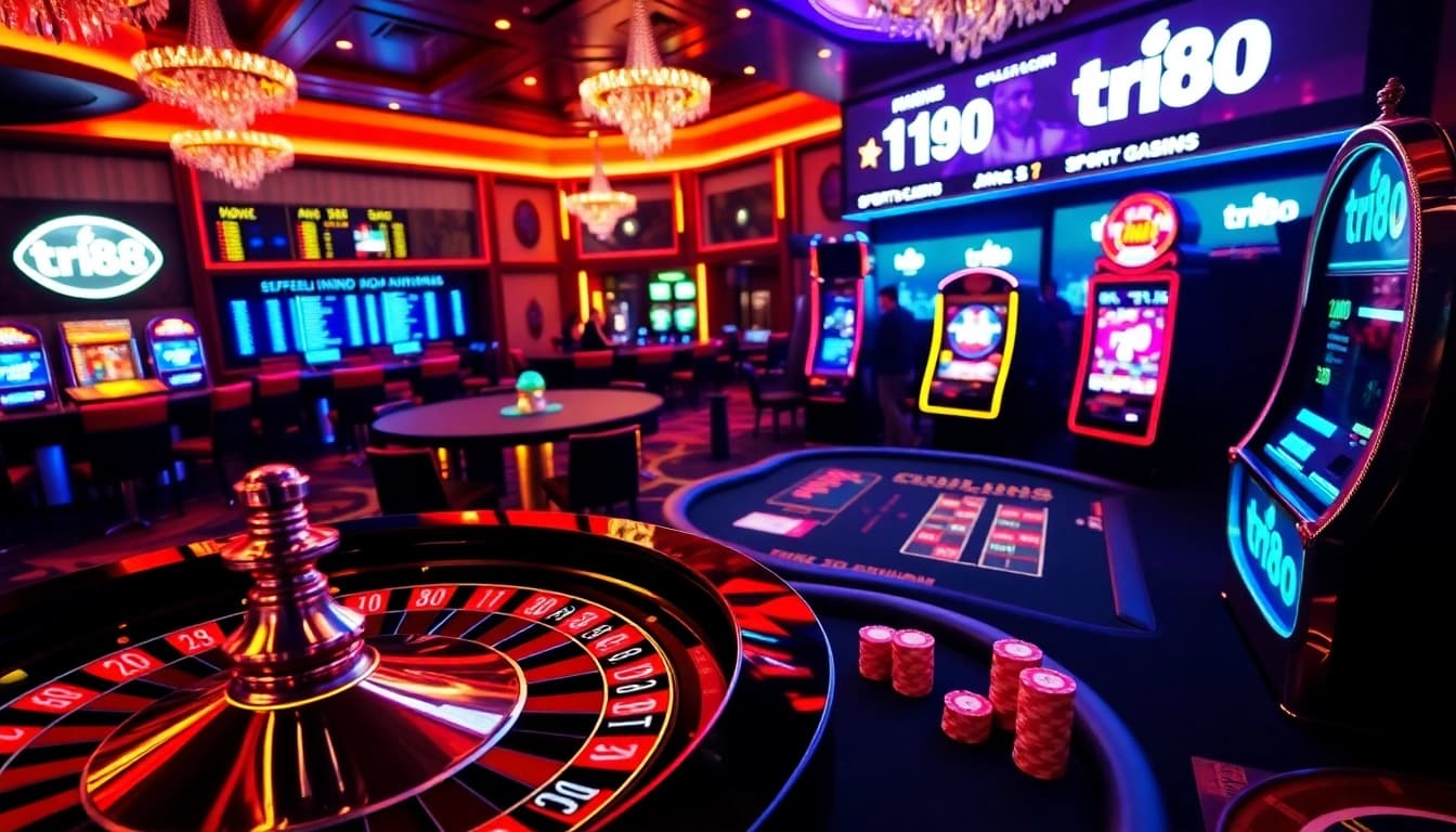 Experience excitement at tr88 casino with vibrant games and glamorous betting tables.