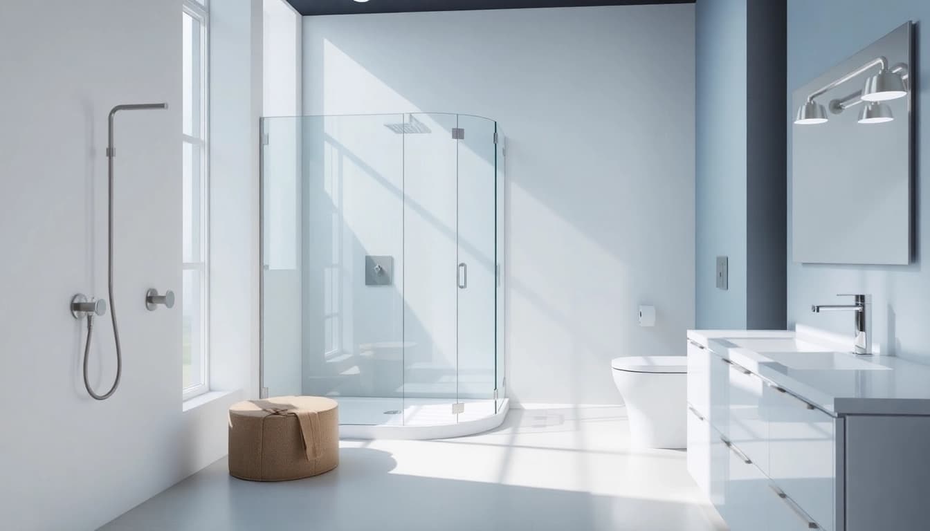 Sonni sanitär GmbH bietet hochwertige Badezimmerprodukte in einer eleganten Umgebung an.