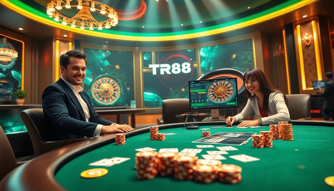 Experience the luxury of online gambling at https://tr88vip.co.com/ with vibrant casino tables and engaging gameplay.