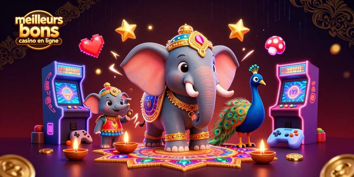Découvrez les meilleurs bonus casino en ligne avec une illustration 3D vibrant d'énergie et de couleur.