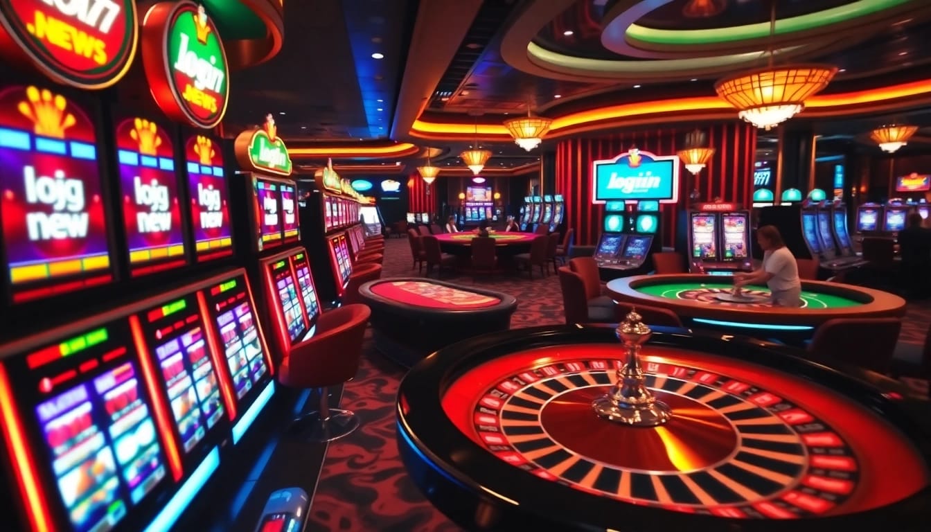 Engage with the thrill of login new77 at vibrant casino slot machines and poker tables.
