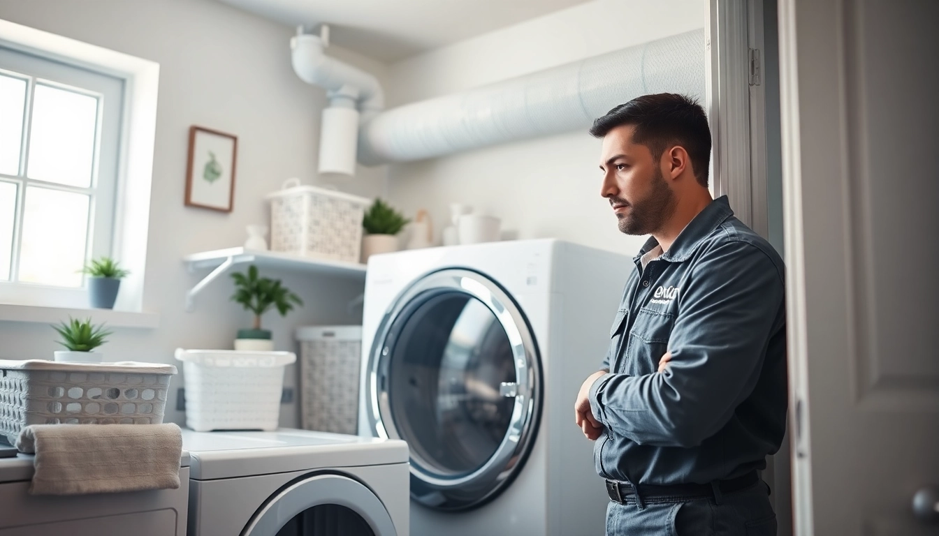 Dryer Vent Cleaning service by a certified technician in a residential setting, ensuring safety and efficiency.