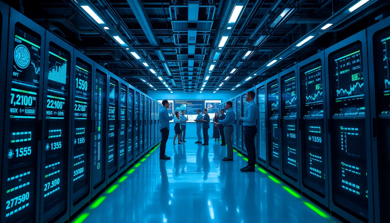 Best cloud mining technology showcased in a modern facility with advanced servers.