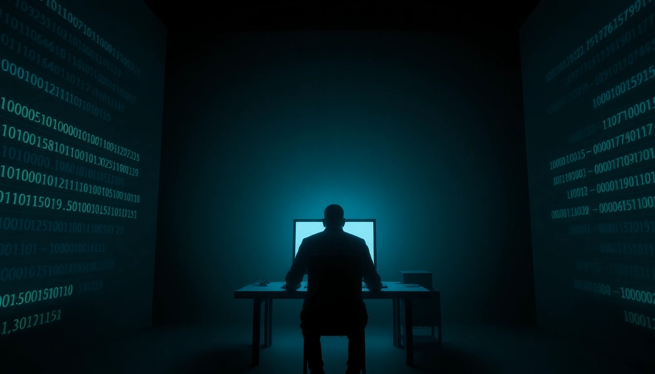 The Hidden Wiki 1 represents a gateway to .onion services, shown in a dark web-themed illustration with a computer screen glow.