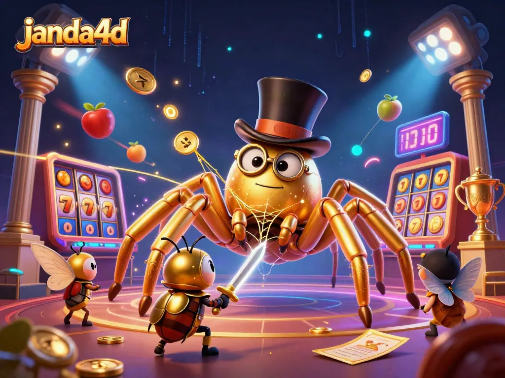 janda4d menyajikan pengalaman taruhan slot yang mendebarkan dengan tarantula emas dan ksatria kecil.