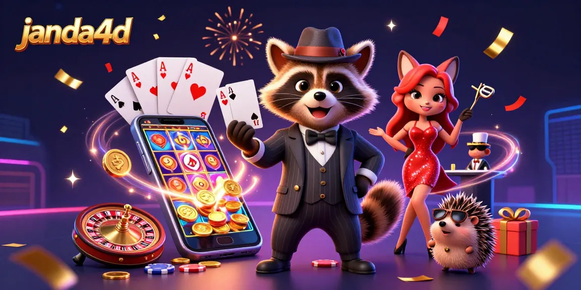 janda4d memberi pengalaman slot online yang seru dengan raccoon dan teman-teman bahagia.