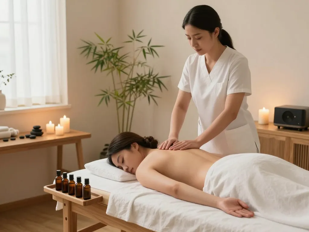 편안한 스파 환경에서 숙련된 치료사와 함께 relaxing 논현동마사지 치료를 즐기세요.