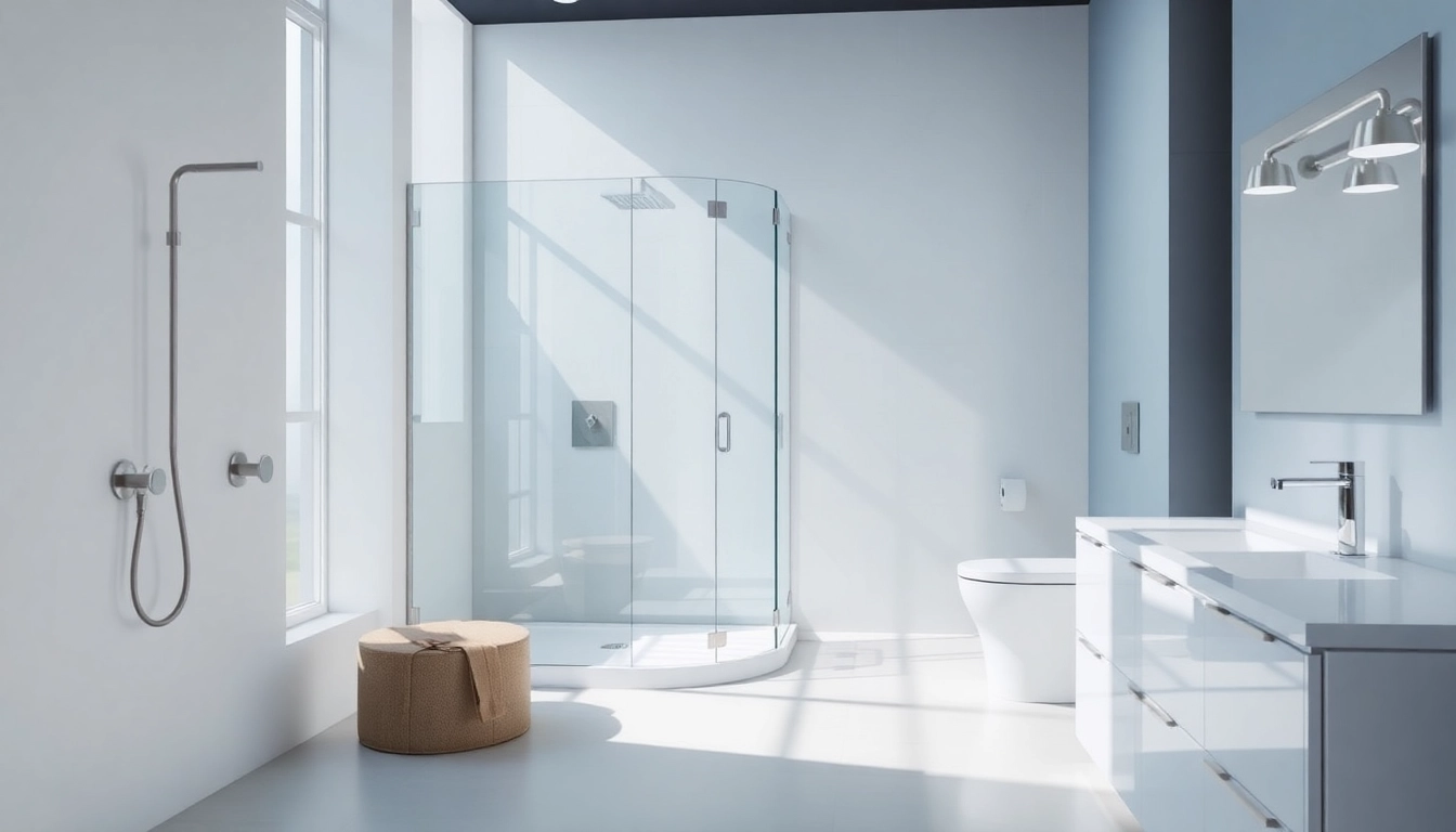 Sonni sanitär GmbH bietet hochwertige Badezimmerprodukte in einer eleganten Umgebung an.