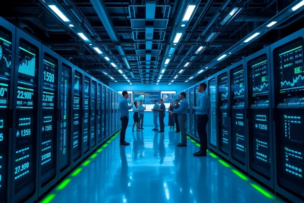 Best cloud mining technology showcased in a modern facility with advanced servers.