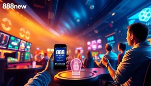 Exciting gaming experience at 888new showcasing sports betting and casino games.