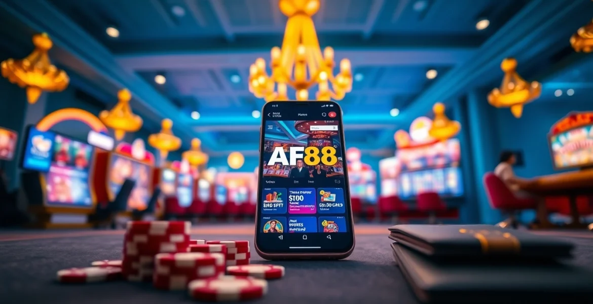 Engaging gaming experience at AF88 with modern interface and vibrant casino games.