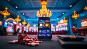 Engaging gaming experience at AF88 with modern interface and vibrant casino games.