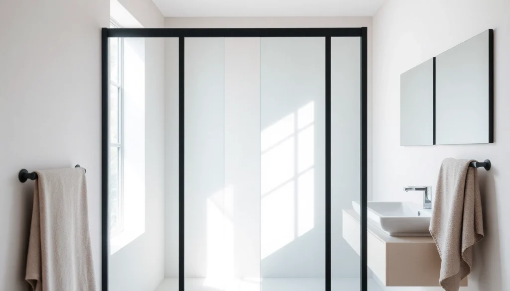 Admire cette paroi de douche 150x200 avec un design élégant dans une salle de bain moderne.