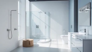 Sonni sanitär GmbH bietet hochwertige Badezimmerprodukte in einer eleganten Umgebung an.