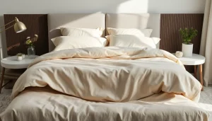 Coprimaterasso impermeabile di alta qualità su un letto, per una protezione efficace e comfort notturno.