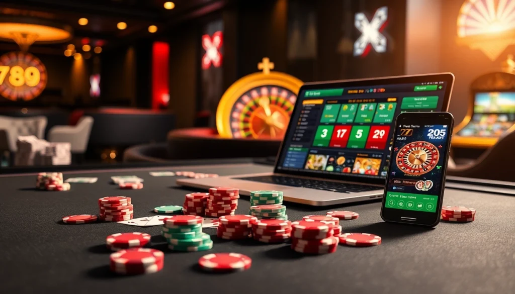 Experience the excitement of 789F trang chủ with vibrant casino elements and modern gambling interfaces.
