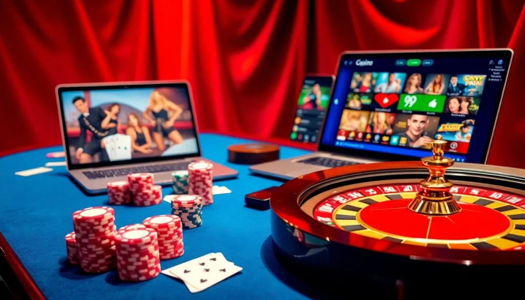 Experience high-stakes gaming at 79king with professional tables and vibrant poker chips.