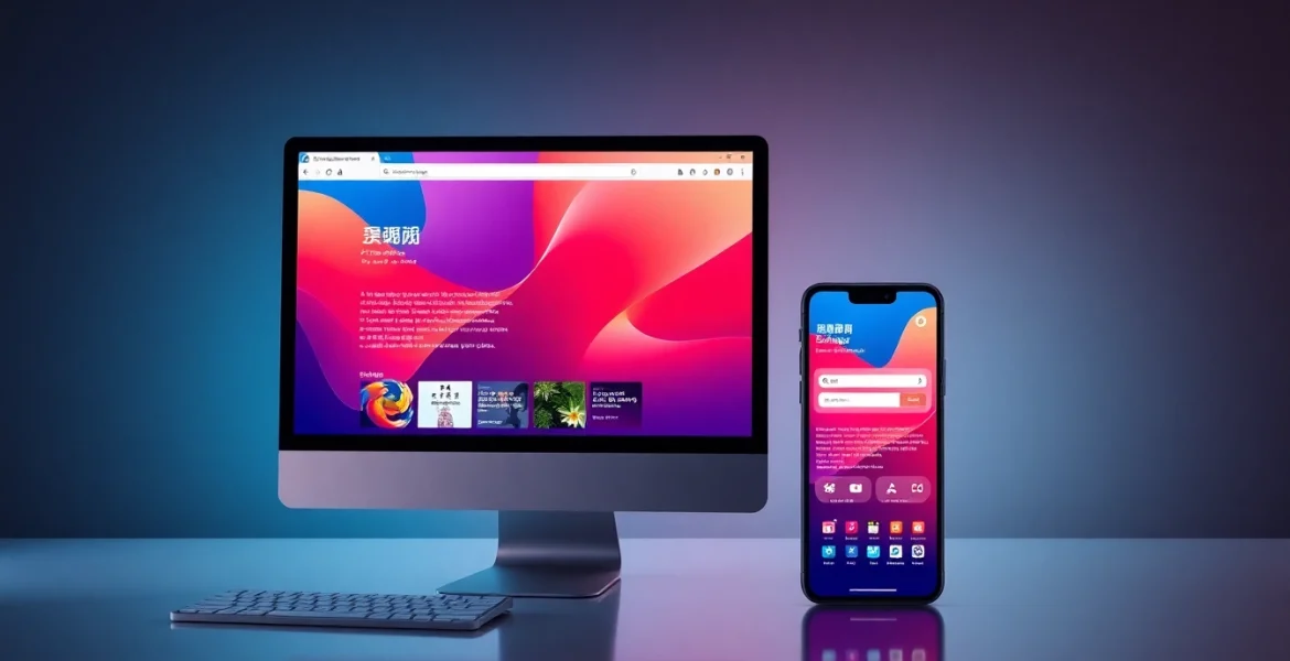 Efficient and user-friendly interface of 搜狗浏览器 on desktop and mobile devices.