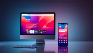 Efficient and user-friendly interface of 搜狗浏览器 on desktop and mobile devices.