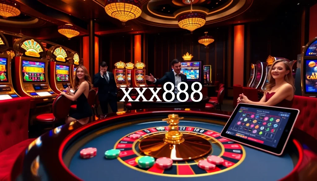 Experience thrilling gameplay at xx888 with vibrant roulette and exciting casino elements.
