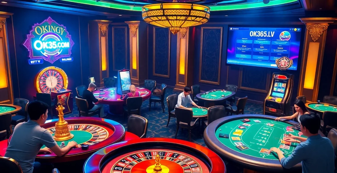 Experience thrilling gambling at OK365LV.COM with exciting games and luxurious casino elements.