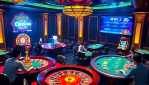 Experience thrilling gambling at OK365LV.COM with exciting games and luxurious casino elements.