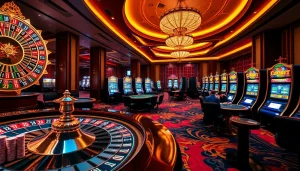 Experience the luxury of jeetbuzz ক্যাসিনো with vibrant gaming tables and exciting slot machines.