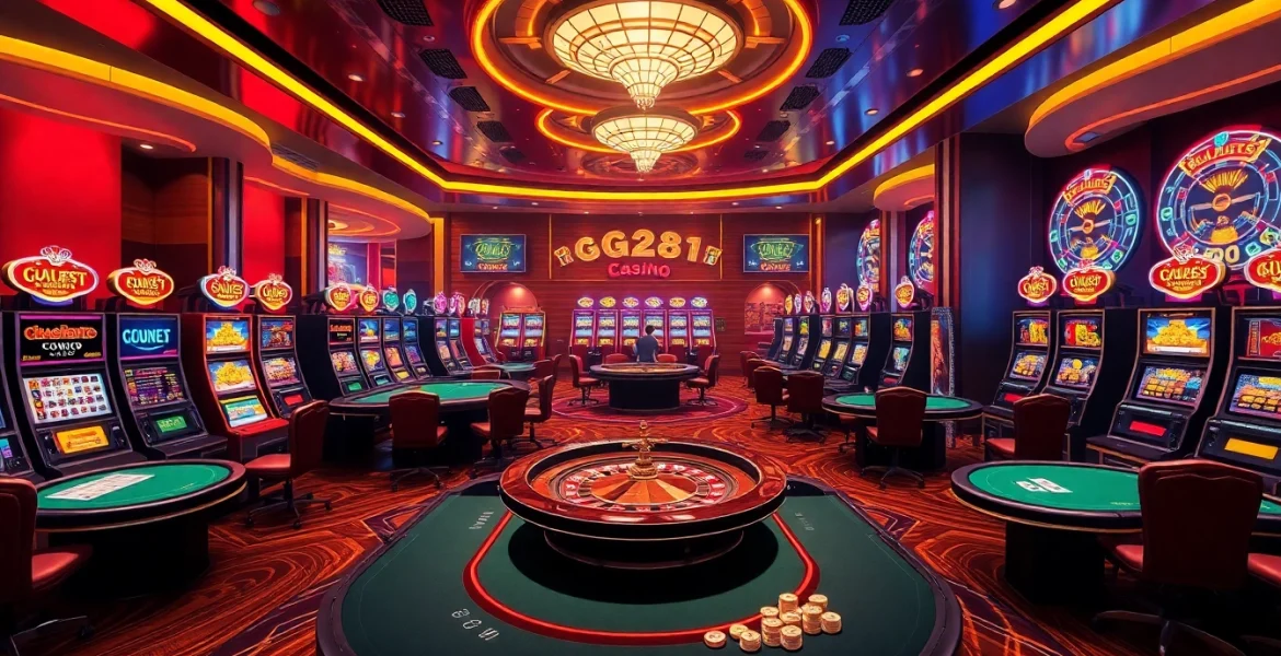 Experience thrilling online gaming at gg88.com with vibrant casino visuals and dynamic gameplay environments.
