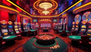 Experience thrilling online gaming at gg88.com with vibrant casino visuals and dynamic gameplay environments.