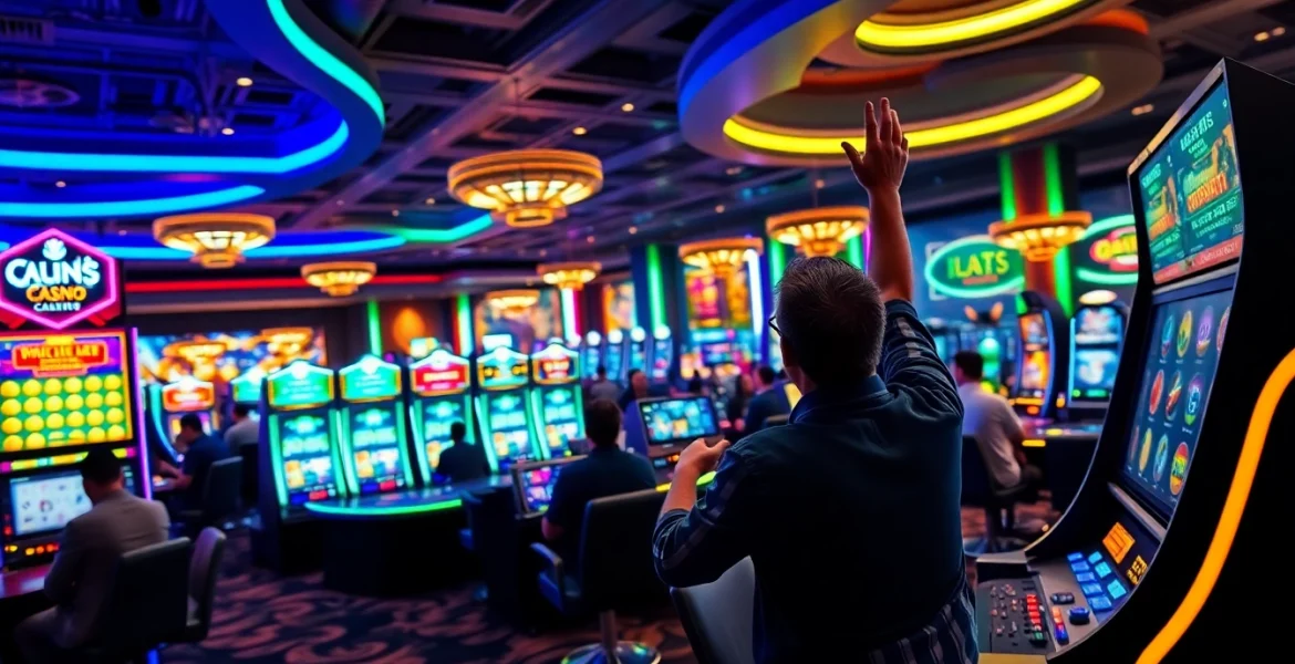 Experience the excitement of Canada online casinos with players enjoying thrilling games together.