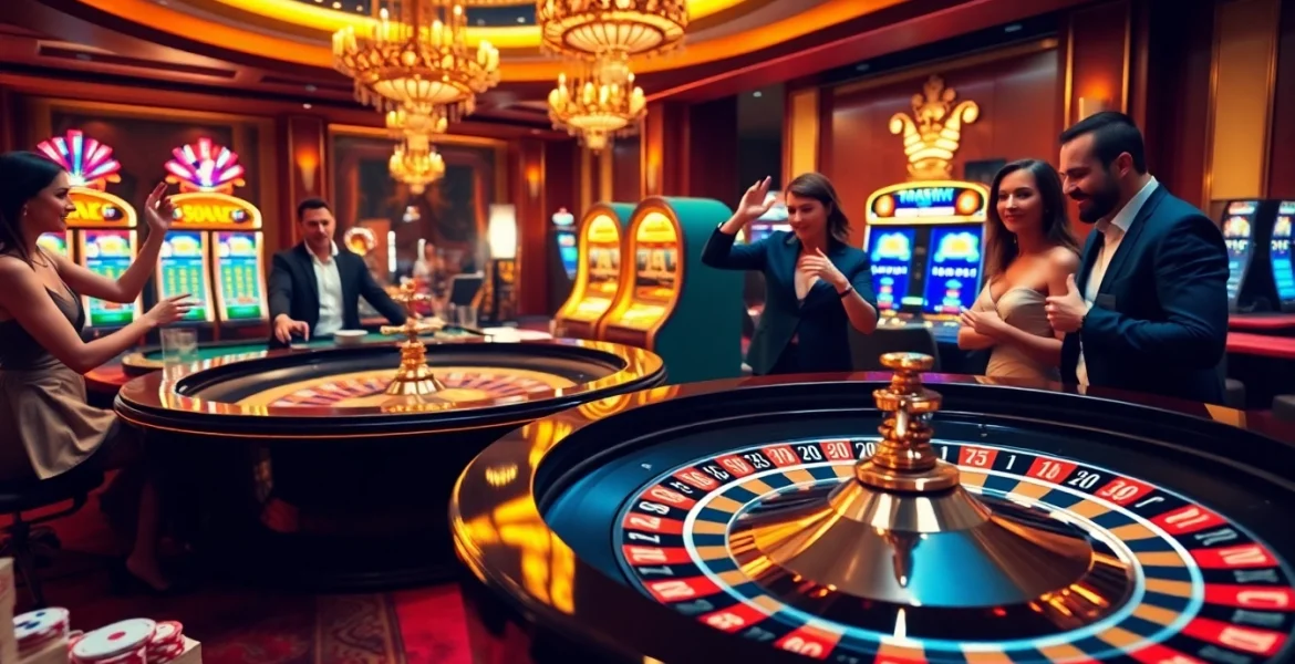 Experience high-stakes gambling thrills at https://rr88c.org/ with vibrant roulette and excited players.