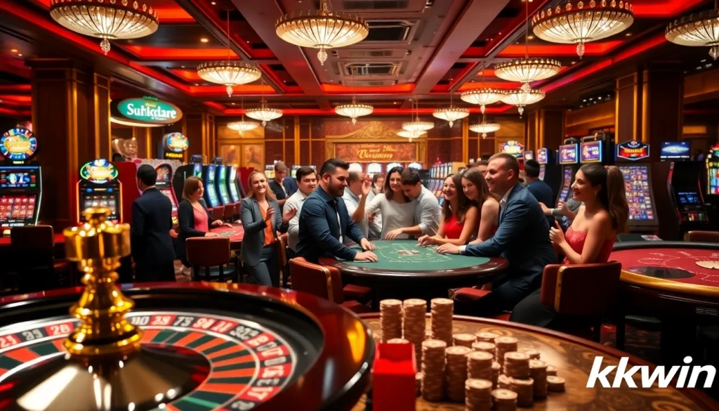 Experience the thrill of gaming at kkwin with a vibrant casino atmosphere and engaging players.