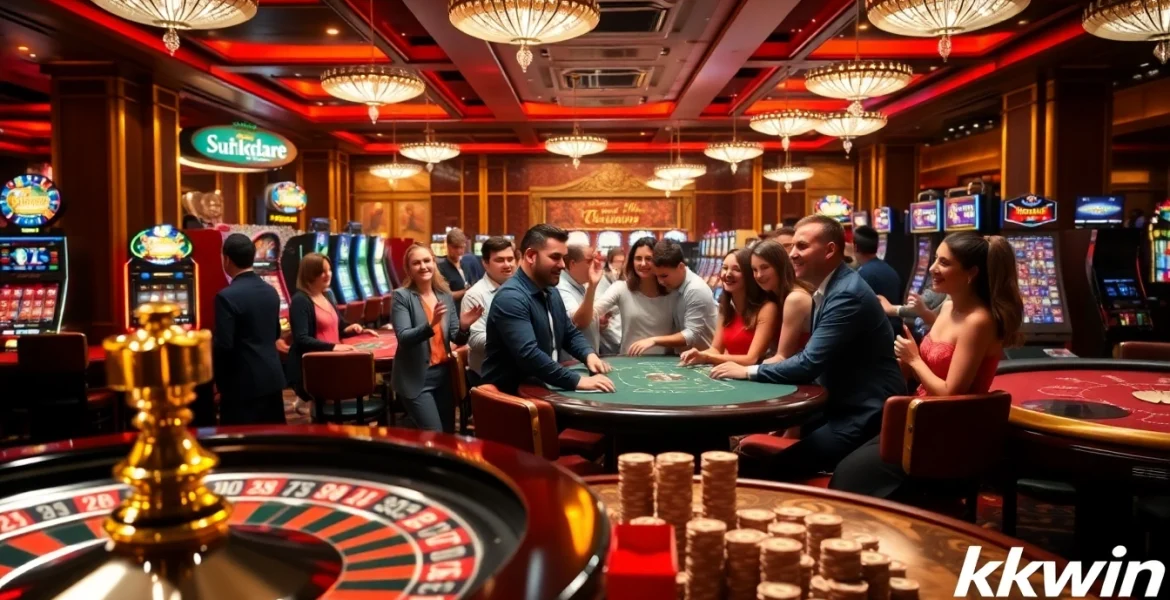 Experience the thrill of gaming at kkwin with a vibrant casino atmosphere and engaging players.