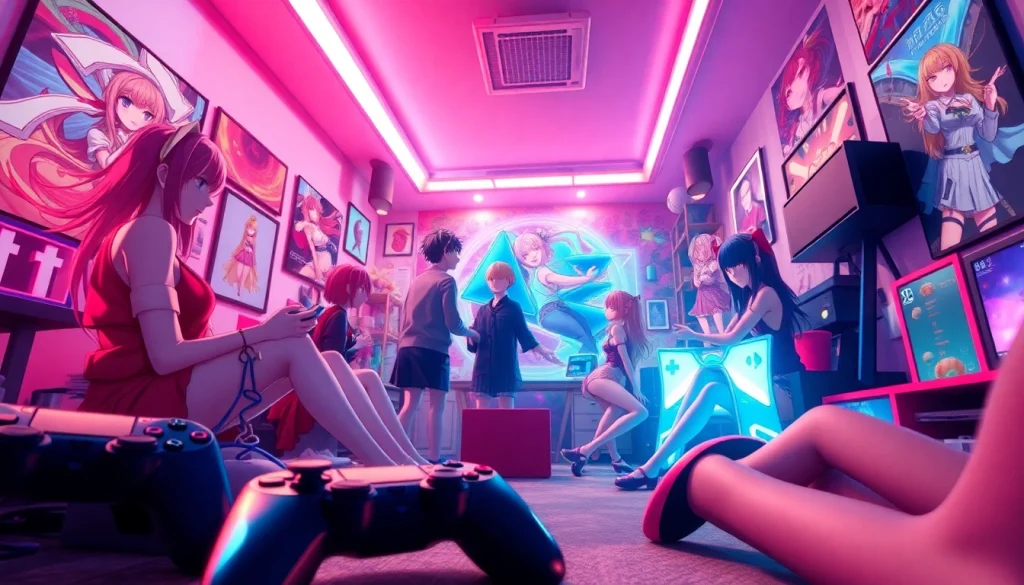 Engaging scene from a popular hentai game featuring vibrant anime characters and immersive gameplay elements.