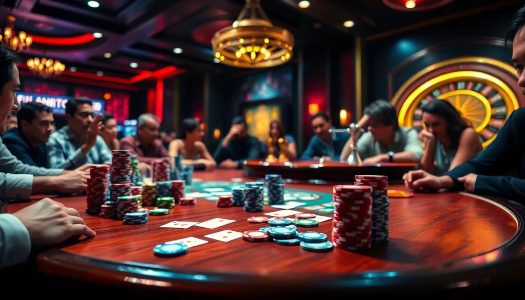 The hidden wiki 2 inspires a thrilling high-stakes poker game with vibrant chips and cards.