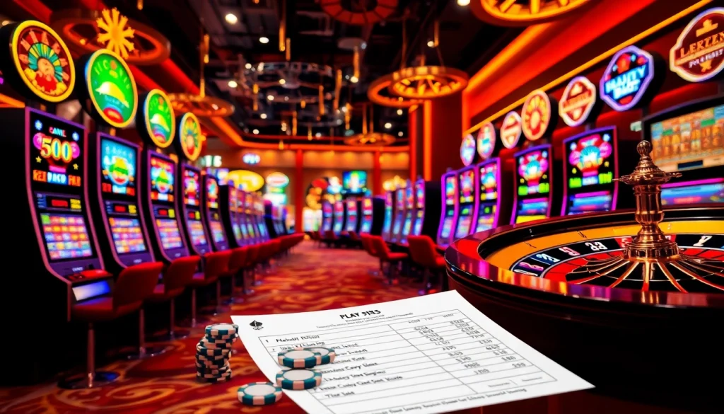 Experience excitement in a vibrant casino featuring slot depo 1k gaming options and thrilling atmosphere.