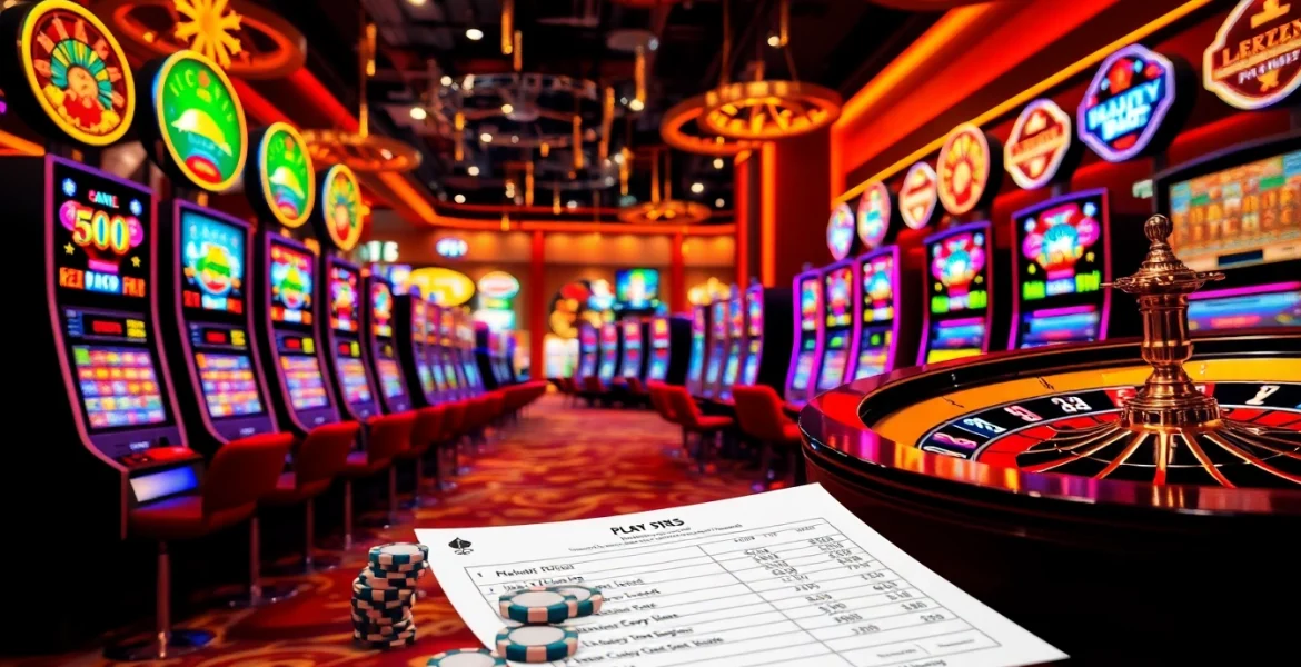 Experience excitement in a vibrant casino featuring slot depo 1k gaming options and thrilling atmosphere.