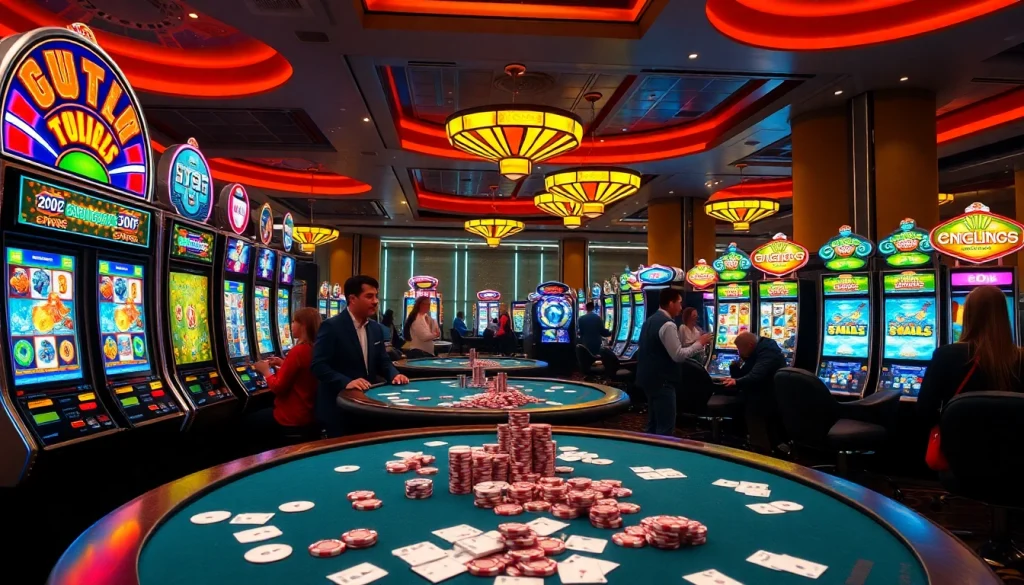 Experience the thrill of winning at idn slot machines in a luxurious casino setting.