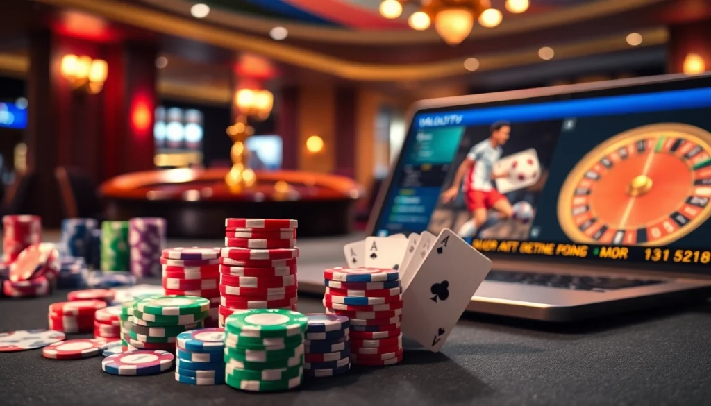 Engage with thrilling gambling action at vaoluoitv featuring vibrant casino games and soccer predictions.