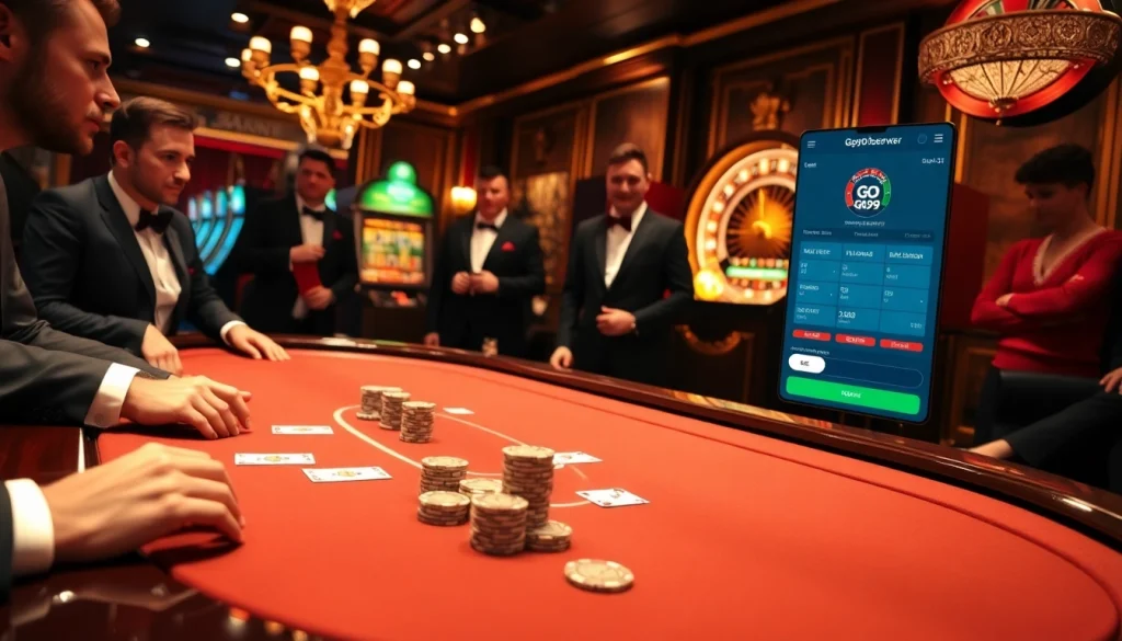 Engage in thrilling gameplay at https://go99.observer/ with luxurious casino elements and vibrant poker action.