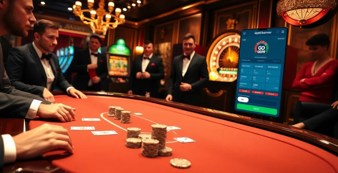 Engage in thrilling gameplay at https://go99.observer/ with luxurious casino elements and vibrant poker action.