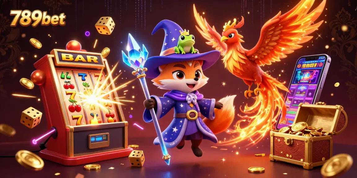 Experience thrilling gameplay at 789bet with vibrant casino elements and enchanting characters.