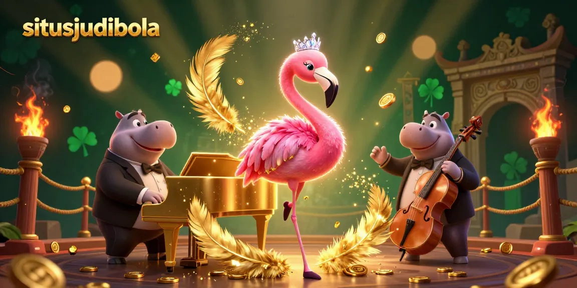Enhance your game at situsjudibola with vibrant 3D casino art themed around sports betting.