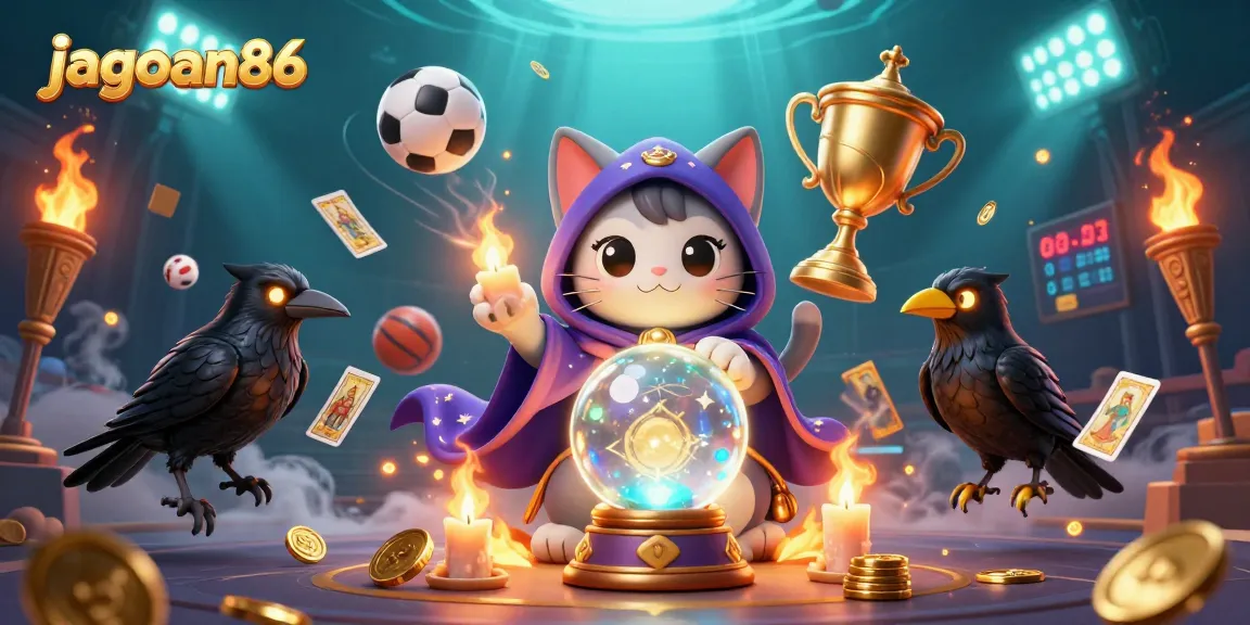 Experience thrilling sports betting with jagoan86 in this captivating 3D casino illustration.