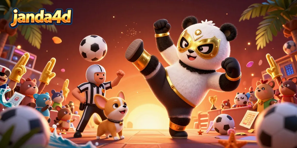 janda4d menghadirkan aksi seru dengan panda pegulat dan wasit chihuahua dalam pertandingan taruhan olahraga